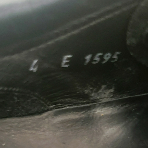 Prada Leather Canvas Nylon Black White Stripes Unisex Size 7 Size 4E - Picture 12 of 12